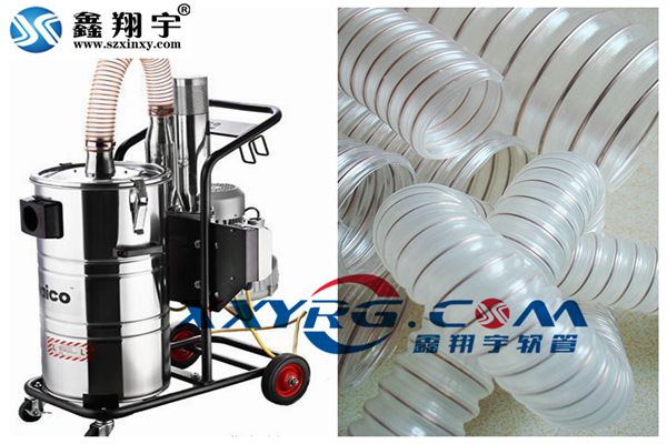 pu鋼絲軟管用於工業吸（xī）塵器（qì）配套吸塵軟（ruǎn）管