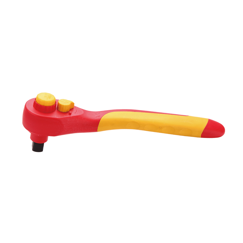 雙色絕緣注塑棘輪套筒扳手（shǒu）