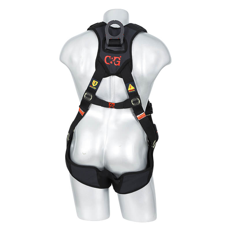 4掛點5調節點全身式(shì)安(ān)全帶-絕緣防電弧