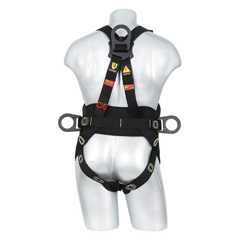 4掛點6調節點全身式安全(quán)帶(dài)-絕緣防電弧-(FA40602-ArcD)