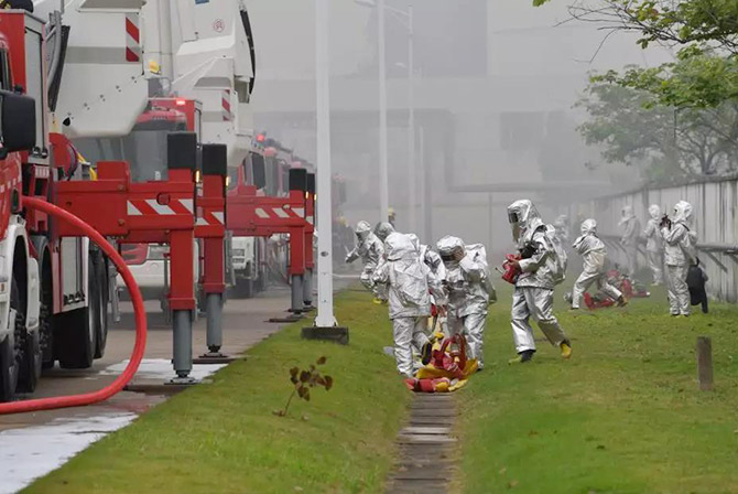 廣州（zhōu）南沙石油化工滅火救援實戰演練-7.jpg