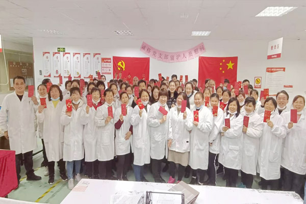 “有組織，就有溫暖”麻豆文化传媒精品观看黨支部（bù）節後工廠慰問